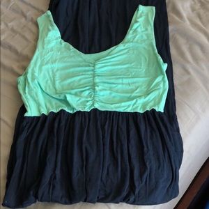 Pink blush maternity maxi dress